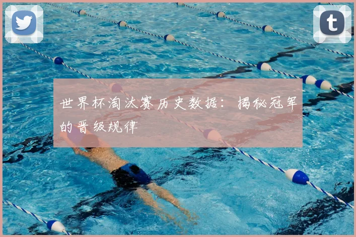 世界杯淘汰赛历史数据:揭秘冠军的晋级规律